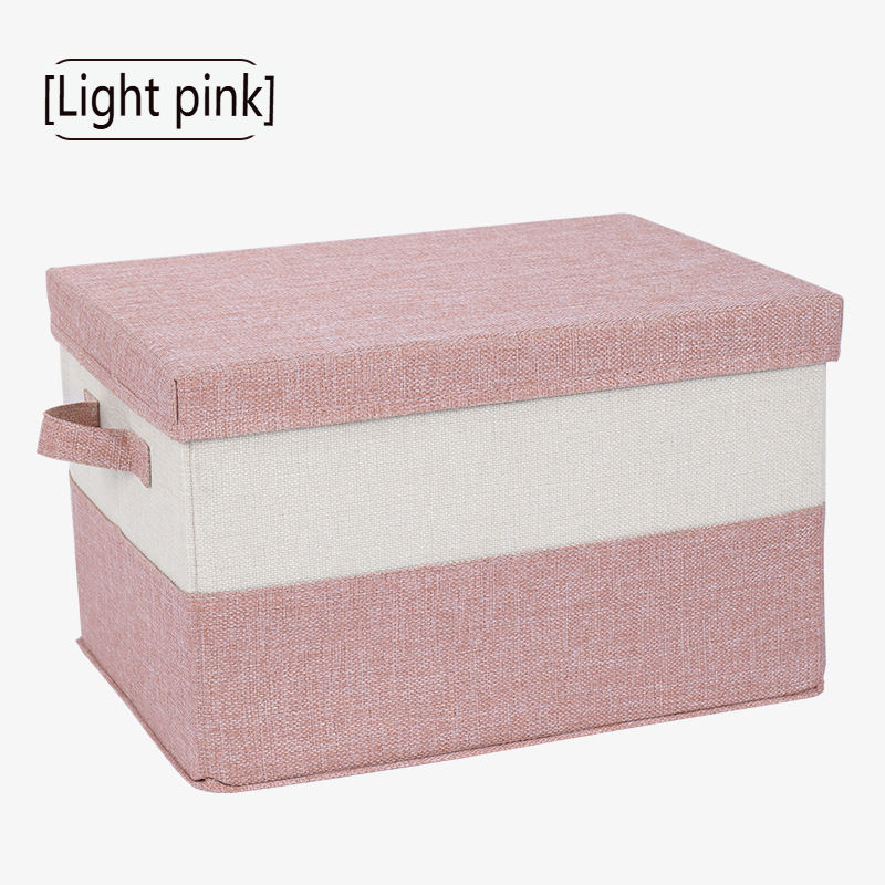 Foldable Fabric Storage Box with Lid – Durable Organizer Bin for Closet & Home Storage