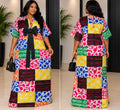 Women’s African Print Maxi Dresses – Colorful Printed Long Dresses Collection