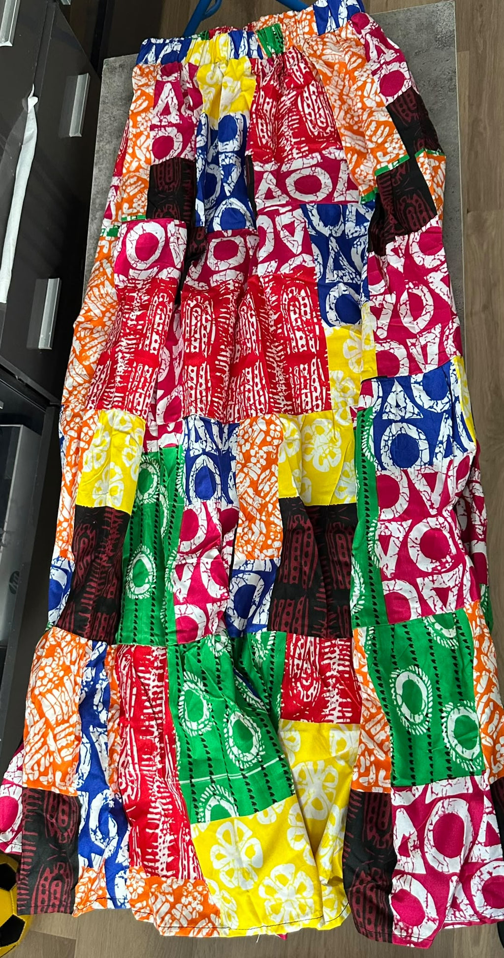 Women’s Ankara Caribbean Skirt – Vibrant African Print Maxi Skirt