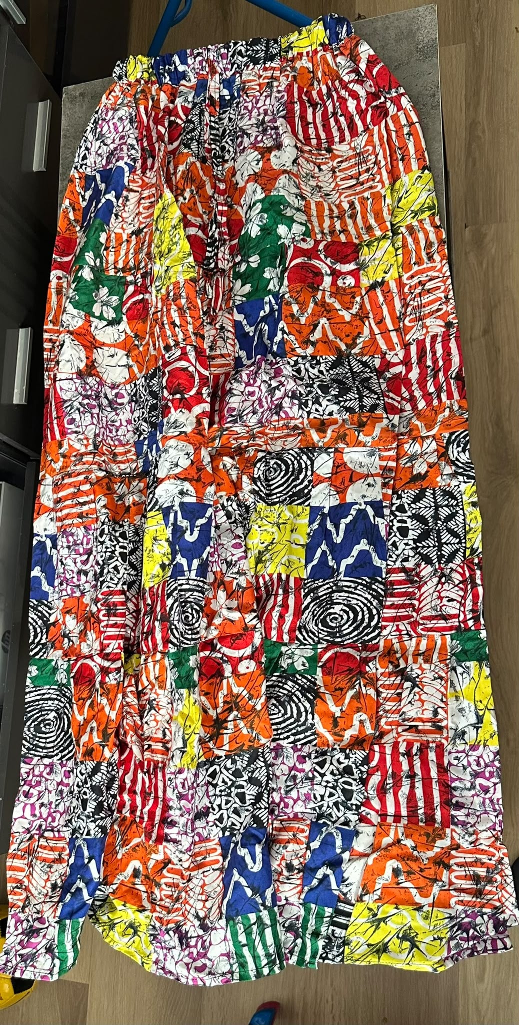 Women’s Ankara Caribbean Skirt – Vibrant African Print Maxi Skirt