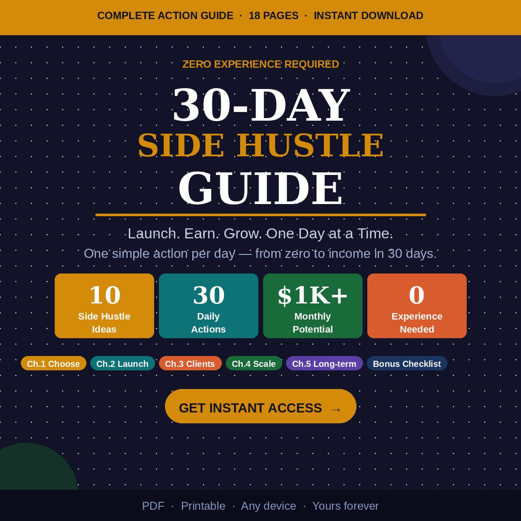 30-Day Side Hustle Guide